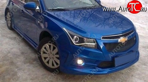 6 999 р. Передний бампер Sport Chevrolet Cruze J308 универсал рестайлинг (2012-2015) (Неокрашенный)  с доставкой в г. Белгород