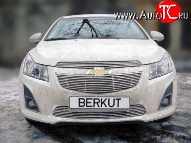 5 999 р. Декоративная вставка решетки радиатора Berkut Chevrolet Cruze J300 седан рестайлинг (2012-2015)  с доставкой в г. Белгород