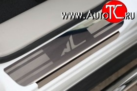 215 р. Комплект накладок на порожки автомобиля Novline  Chevrolet Cruze ( J300,  J305) (2009-2015) седан дорестайлинг, хэтчбек дорестайлинг, седан рестайлинг, хэтчбек рестайлинг  с доставкой в г. Белгород