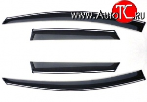 999 р. Комплект дефлекторов окон (ветровиков) 4 шт. (седан) Russtal Chevrolet Epica V250 (2006-2012)  с доставкой в г. Белгород
