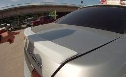 3 299 р. Лип спойлер CT Chevrolet Epica V250 (2006-2012) (Неокрашенный)  с доставкой в г. Белгород. Увеличить фотографию 2