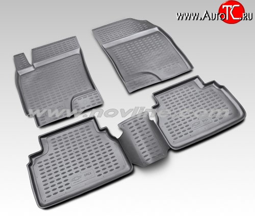 1 052 р. Коврики в салон Element 4 шт. (полиуретан).  Chevrolet Epica  V250 (2006-2012)  с доставкой в г. Белгород