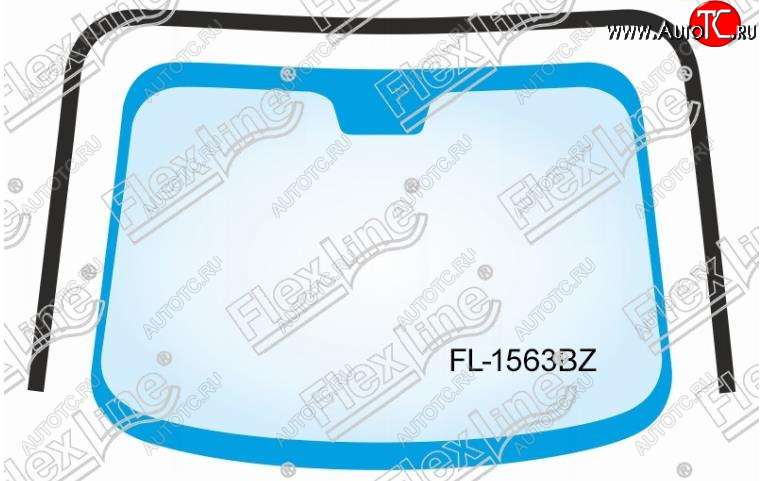 2 799 р. Молдинг лобового стекла FlexLine Chevrolet Lacetti седан (2002-2013)  с доставкой в г. Белгород
