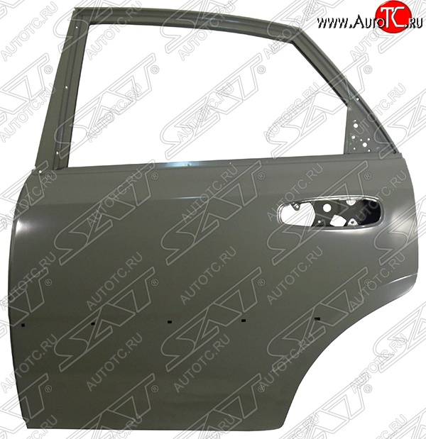 9 199 р. Левая дверь задняя SAT Chevrolet Lacetti седан (2002-2013) (Неокрашенная)  с доставкой в г. Белгород