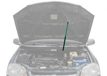 2 799 р. Упор капота PNEUMATIC Chevrolet Lacetti седан (2002-2013)  с доставкой в г. Белгород. Увеличить фотографию 2