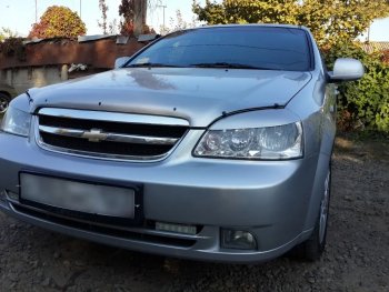 469 р. Реснички на фары KURAJ Chevrolet Lacetti седан (2002-2013) (Неокрашенные)  с доставкой в г. Белгород. Увеличить фотографию 3