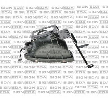 1 089 р. Левая противотуманная фара SIGNEDA Chevrolet Lacetti седан (2002-2013)  с доставкой в г. Белгород. Увеличить фотографию 2