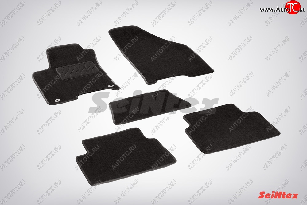 2 799 р. Износостойкие коврики в салон SeiNtex Premium LUX (ворсовые) Chevrolet Lacetti седан (2002-2013)  с доставкой в г. Белгород
