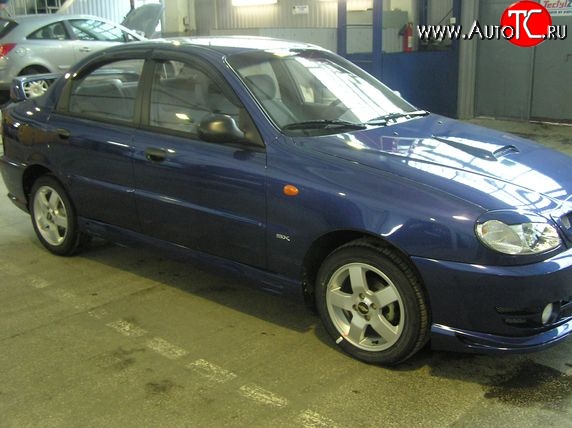 2 099 р. Молдинги (накладки на двери) ATLA Daewoo Lanos T100 дорестайлинг, седан (1997-2002) (Неокрашенные)  с доставкой в г. Белгород