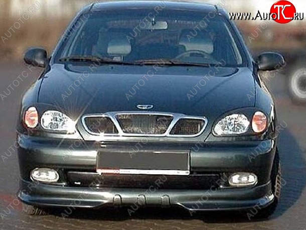 3 399 р. Накладка на передний бампер CT v3 ЗАЗ Lanos седан (2008-2016) (Неокрашенная)  с доставкой в г. Белгород