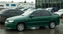 2 399 р. Комплект порогов Дельта Chevrolet Lanos T100 седан (2002-2017) (Неокрашенные)  с доставкой в г. Белгород. Увеличить фотографию 2