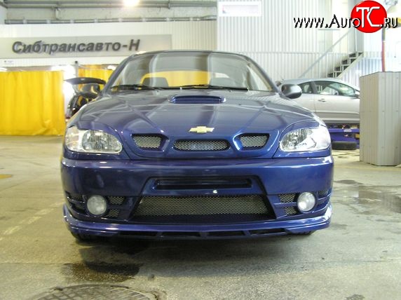 1 179 р. Решётка радиатора ATLA Daewoo Lanos T100 дорестайлинг, седан (1997-2002) (Неокрашенная)  с доставкой в г. Белгород