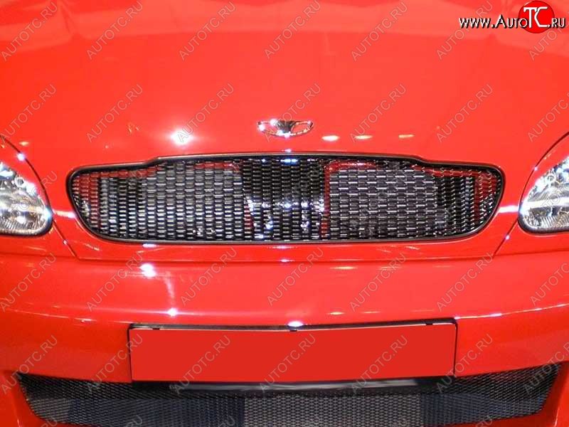 3 199 р. Решётка радиатора CT Daewoo Lanos T100 дорестайлинг, седан (1997-2002) (Неокрашенная)  с доставкой в г. Белгород