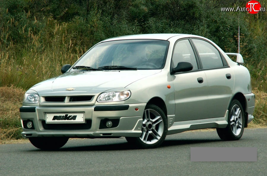 1 849 р. Решётка радиатора Nika Daewoo Lanos T100 дорестайлинг, седан (1997-2002) (Неокрашенная)  с доставкой в г. Белгород