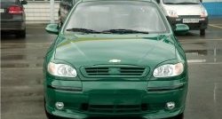 499 р. Комплект ресничек на фары Дельта Chevrolet Lanos T100 седан (2002-2017) (Неокрашенные)  с доставкой в г. Белгород. Увеличить фотографию 6