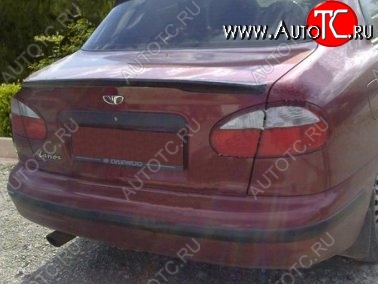 2 649 р. Лип спойлер CT Daewoo Sense Т100 седан (1997-2008) (Неокрашенный)  с доставкой в г. Белгород