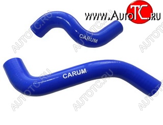 1 299 р. Патрубки радиатора (силикон) CARUM Лада Нива Трэвел (212300-80) (2021-2025) (комплект 2 шт.)  с доставкой в г. Белгород