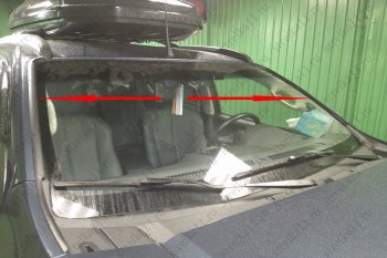 1 699 р. Водостоки лобового стекла Стрелка 11 Chevrolet Trailblazer GM800 рестайлинг (2016-2020)  с доставкой в г. Белгород. Увеличить фотографию 4