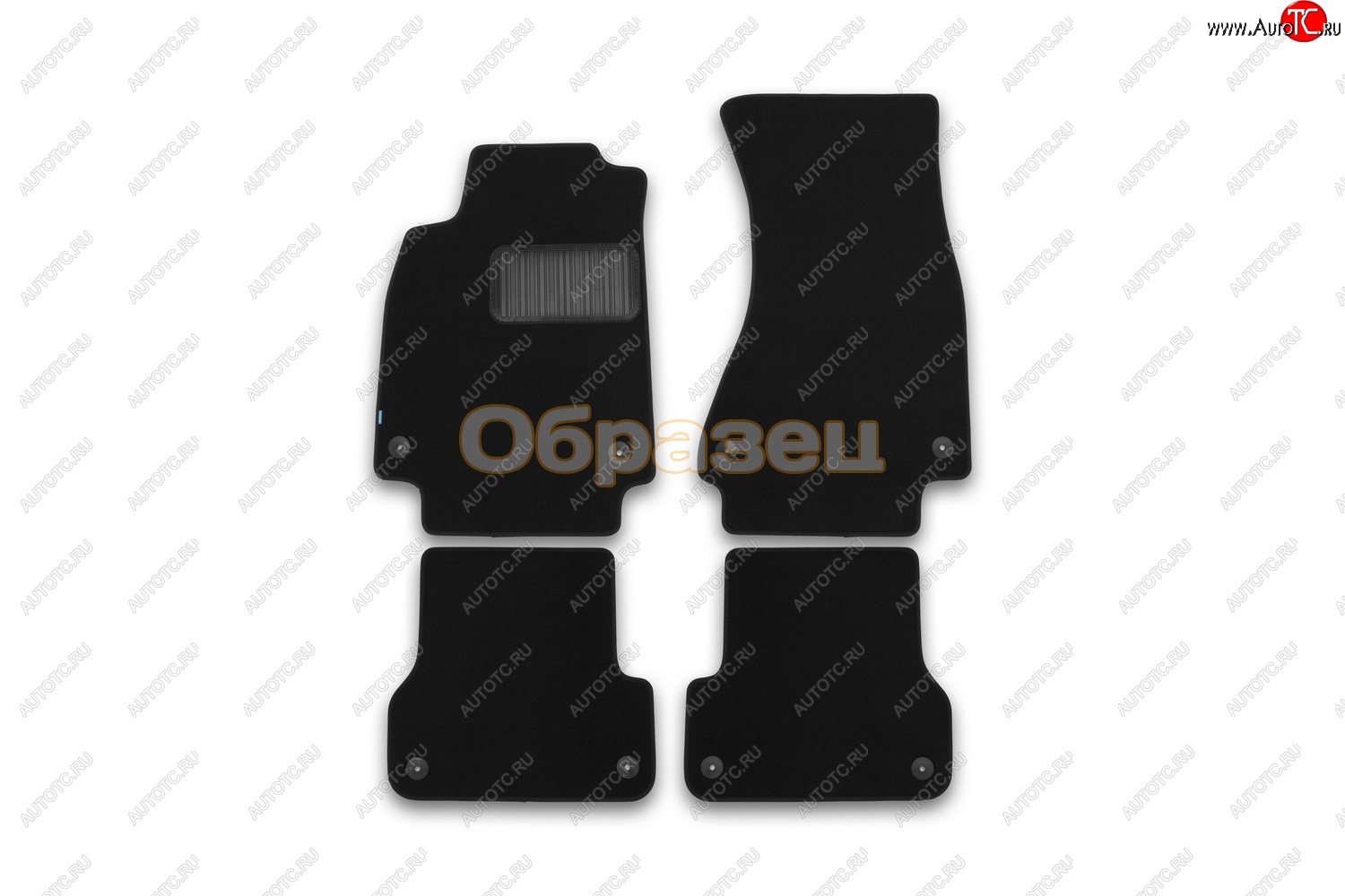6 949 р. Коврики в салон Klever Standard (АКПП, текстиль)  Chrysler 300C  LX (2004-2011) седан (Черный)  с доставкой в г. Белгород