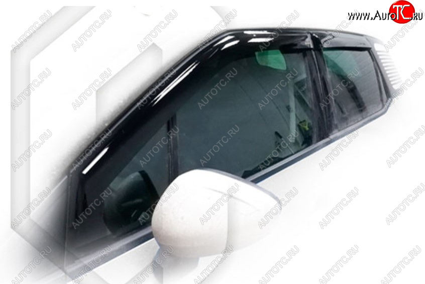 2 159 р. Дефлектора окон CA-Plastic CITROEN C3 Aircross дорестайлинг (2017-2021) (Classic полупрозрачный, Без хром молдинга)  с доставкой в г. Белгород
