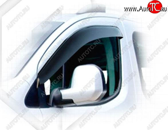 2 079 р. Дефлектора окон CA-Plastiс CITROEN Berlingo B9 дорестайлинг (2008-2016) (Classic полупрозрачный, Без хром.молдинга)  с доставкой в г. Белгород