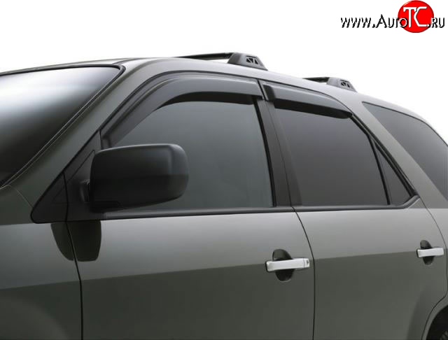 2 899 р. Дефлекторы окон (ветровики) Novline 4 шт Mitsubishi Outlander XL (CW)  дорестайлинг (2005-2009)  с доставкой в г. Белгород