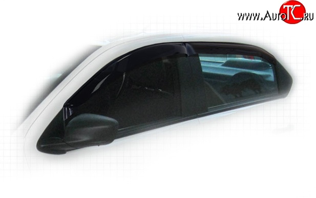 979 р. Дефлекторы окон (ветровики) Novline 4 шт. (седан) CITROEN C-elysee дорестайлинг (2012-2017)  с доставкой в г. Белгород
