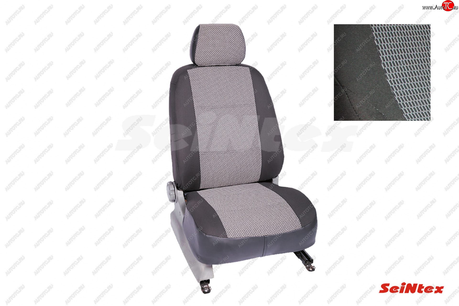 4 299 р. Чехлы для сидений на Seintex (жаккард) CITROEN C4 B7 седан рестайлинг (2015-2022)  с доставкой в г. Белгород