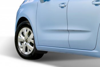 1 149 р. Брызговики Frosch (optimum, в пакете) CITROEN C4 picasso 3D минивэн дорестайлинг (2014-2016) (Передние)  с доставкой в г. Белгород. Увеличить фотографию 2