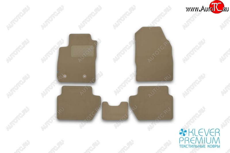 419 р. Коврики в салон Klever (premium) CITROEN C5 RD рестайлинг, седан (2017-2021) (чёрные)  с доставкой в г. Белгород