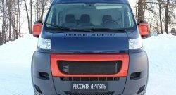 739 р. Реснички на фары RA CITROEN Jumper 250 (2006-2014) (Глянец под окраску, Неокрашенные)  с доставкой в г. Белгород. Увеличить фотографию 2