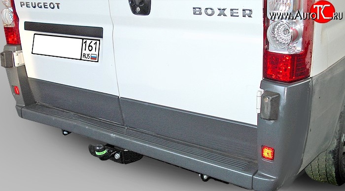 10 799 р. Фаркоп (L2) Лидер Плюс (до 2000 кг) Peugeot Boxer 250 (2006-2014) (Без электропакета)  с доставкой в г. Белгород