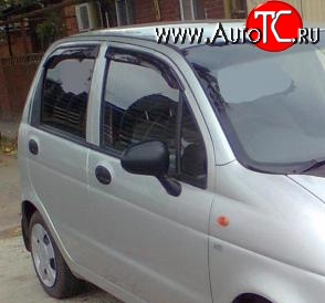 629 р. Дефлекторы окон (ветровики) Novline 4 шт Daewoo Matiz M100 дорестайлинг (1998-2000)  с доставкой в г. Белгород