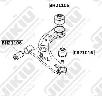 1 249 р. Пыльник шаровой опоры JIKIU Daihatsu Mira e:S LA350S,LA360S (2017-2025)  с доставкой в г. Белгород. Увеличить фотографию 3