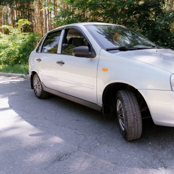 929 р. Пороги накладки Autodemic V2 Лада Калина 1118 седан (2004-2013) (Текстурная поверхность)  с доставкой в г. Белгород. Увеличить фотографию 7