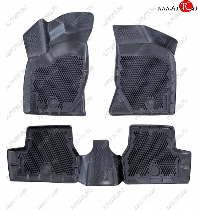 2 699 р. Коврики салона DELFORM ❞EVA 3D Premium❝ (термоэластопласт/ТЭП) Лада Гранта 1 2191 лифтбэк дорестайлинг  (2011-2013)  с доставкой в г. Белгород