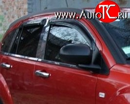 999 р. Комплект дефлекторов окон (ветровиков) 4 шт. Russtal Dodge Caliber (2006-2012)  с доставкой в г. Белгород