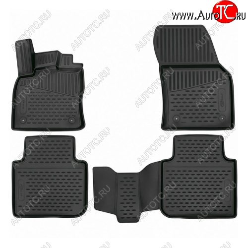 5 399 р. Комплект 3D ковриков салона Format (повышенная износостойкость).  Dodge Journey  JC (2007-2015) дорестайлинг, рестайлинг  с доставкой в г. Белгород
