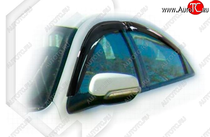 2 099 р. Дефлектора окон CA-Plastic Dodge Stratus (2004-2006) (Classic полупрозрачный, Без хром.молдинга)  с доставкой в г. Белгород