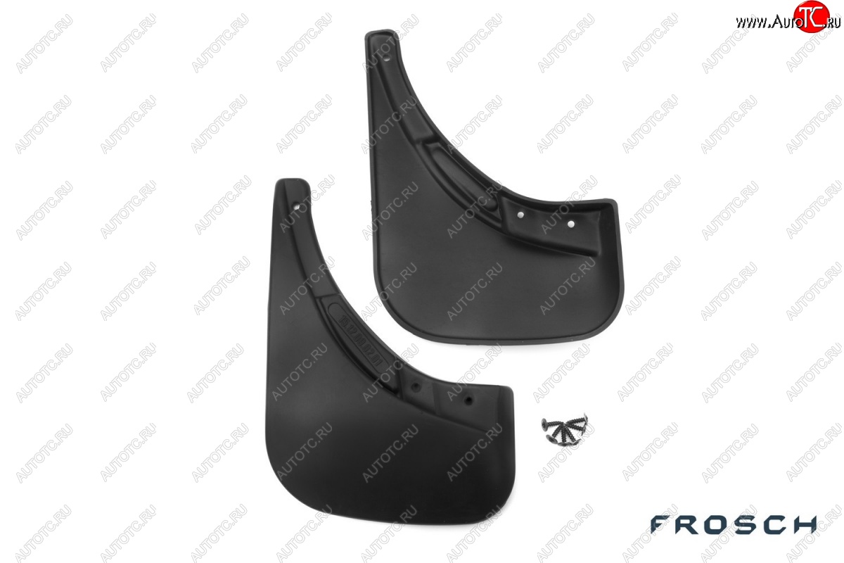 2 379 р. Брызговики задние Frosch Fiat 500 312,FF дорестайлинг хэтчбэк 3 дв. (2007-2015)  с доставкой в г. Белгород