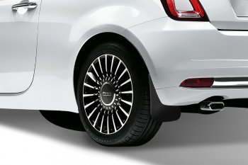 2 379 р. Брызговики задние Frosch Fiat 500 312,FF дорестайлинг хэтчбэк 3 дв. (2007-2015)  с доставкой в г. Белгород. Увеличить фотографию 2
