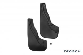 1 249 р. Брызговики Frosch  Fiat Doblo ( 223,  263) (2005-2022) рестайлинг, дорестайлинг (Передние)  с доставкой в г. Белгород. Увеличить фотографию 2