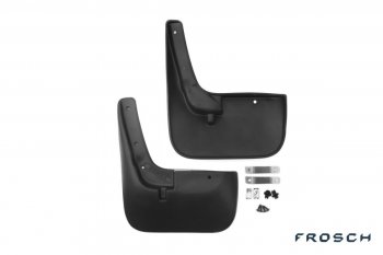 Брызговики передние (для установки с подкрылками) Frosch Fiat Ducato  250 (2006-2014)