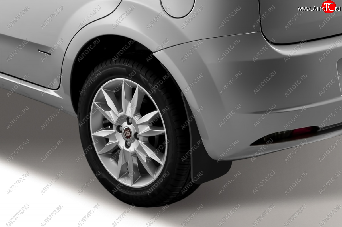 4 799 р. Брызговики Frosch (optimum, в коробке)  Fiat Punto  199 (2005-2012) хэтчбэк 5 дв. дорестайлинг (Задние)  с доставкой в г. Белгород