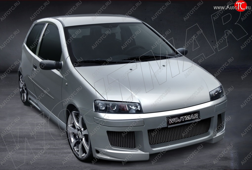26 999 р. Передний бампер R1 Fiat Punto 188 хэтчбэк 3 дв. дорестайлинг (1999-2003)  с доставкой в г. Белгород