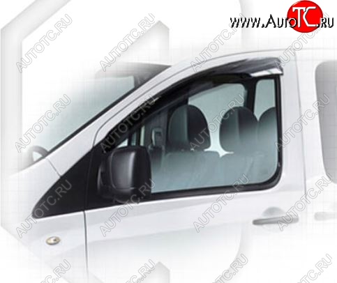 2 079 р. Дефлектора окон CA-Plastiс Fiat Scudo (2007-2016) (Classic полупрозрачный, Без хром.молдинга)  с доставкой в г. Белгород