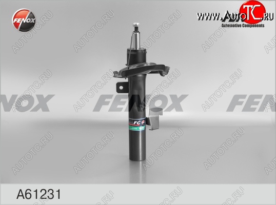 1 989 р. Правый амортизатор передний (газ/масло) (1.8-2.0) FENOX Ford Focus 2 седан рестайлинг (2007-2011)  с доставкой в г. Белгород