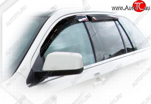 1 999 р. Дефлектора окон CA-Plastiс Ford Edge U387 дорестайлинг (2006-2010) (Classic полупрозрачный, Без хром.молдинга)  с доставкой в г. Белгород
