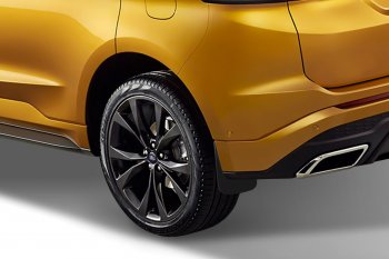 2 379 р. Брызговики Frosch (optimum, в пакете)  Ford Edge  U387 (2011-2015) рестайлинг (Задние)  с доставкой в г. Белгород. Увеличить фотографию 3