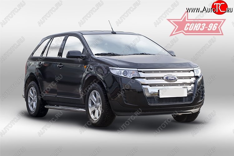 6 794 р. Декоративная вставка решетки радиатора Souz-96  Ford Edge  CD539 (2015-2018) дорестайлинг  с доставкой в г. Белгород